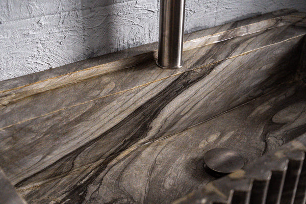 Himalayan Lunara Quartzite Stone Fluted